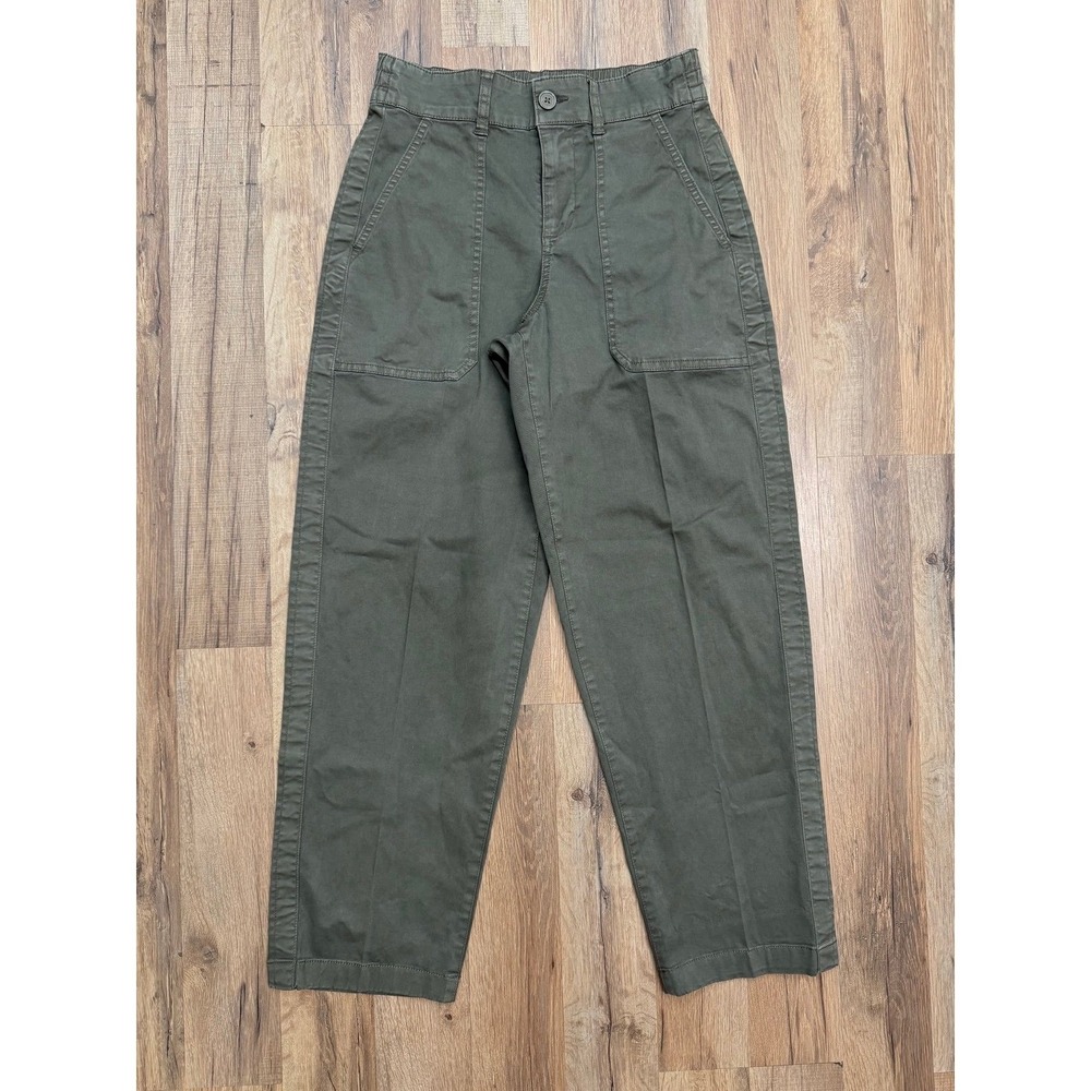 Modern Supply Sanctuary Olive Pants Size 27 High Rise Utility Straight Leg Stret - Picture 2 of 9